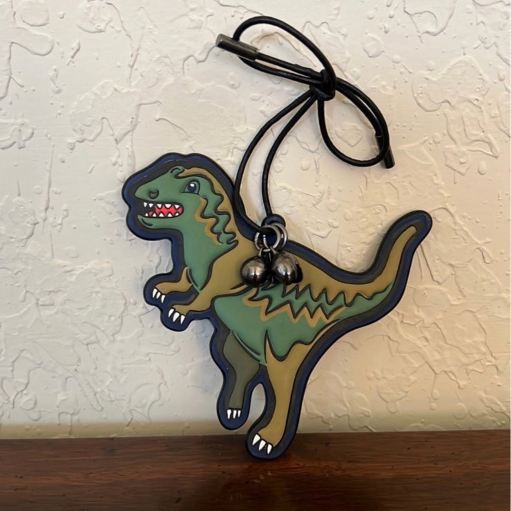 Coach Rexy Leather Tie Charm - Picture 1 of 7